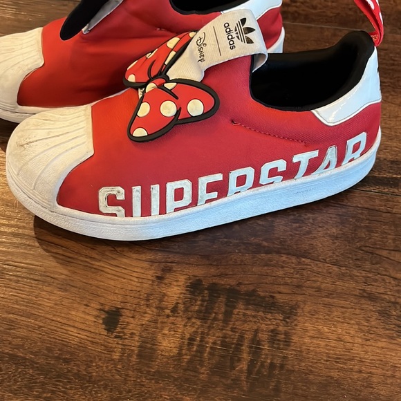 ADIDAS ORIGINALS X DISNEY MICKEY SUPERSTAR 360 SHOES KIDS size youth3 - Picture 2 of 5